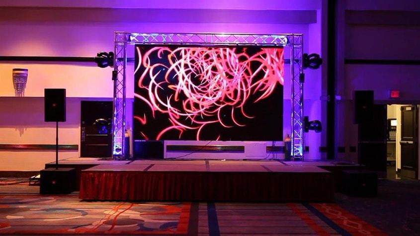 LED Wall with Stage