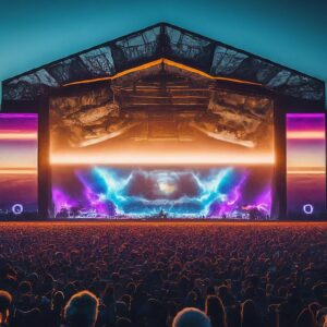 LED Screen as backdrop in Music festivals